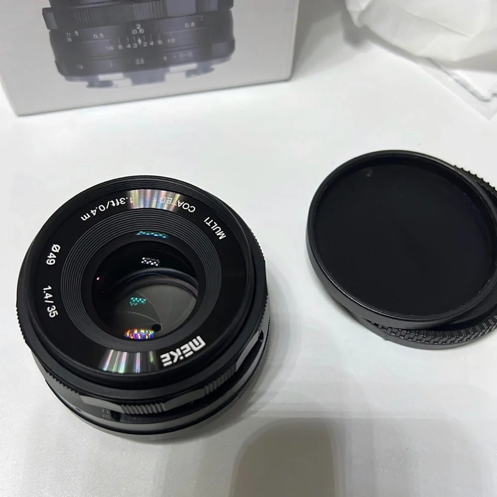 Meike 35mm F1.4 APS-C Compatible Mirrorless Cameras with Sony E Mount